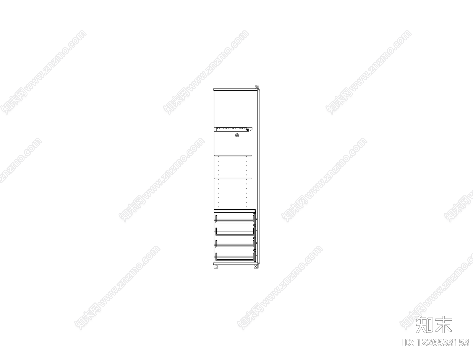 工装设计平立面常用图块cad施工图下载【ID:1226533153】