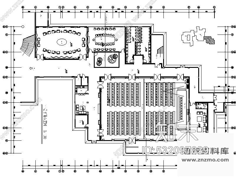 施工图浙江五星级豪华酒店会议区施工图cad施工图下载【ID:532097839】