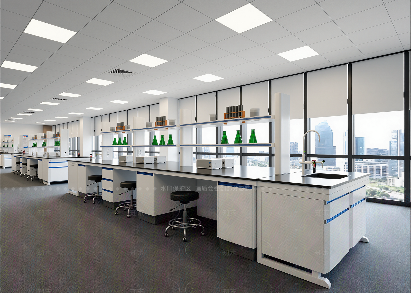 现代实验室3D模型下载【ID:1214978933】
