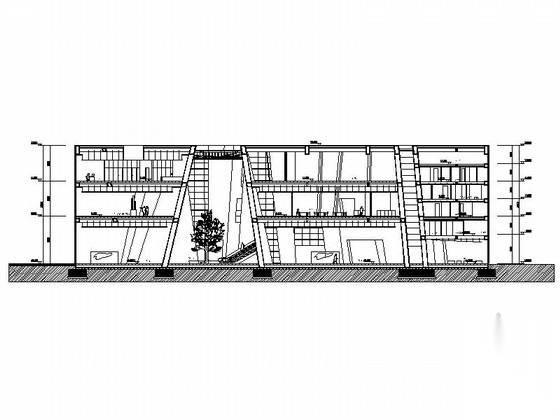 [上海]大型世博会知名博览会展馆建筑施工图（含效果图）cad施工图下载【ID:165159130】