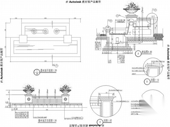 [杭州]城市高档居住区景观设计施工图施工图下载【ID:161061169】