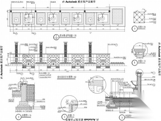 [杭州]城市高档居住区景观设计施工图施工图下载【ID:161061169】