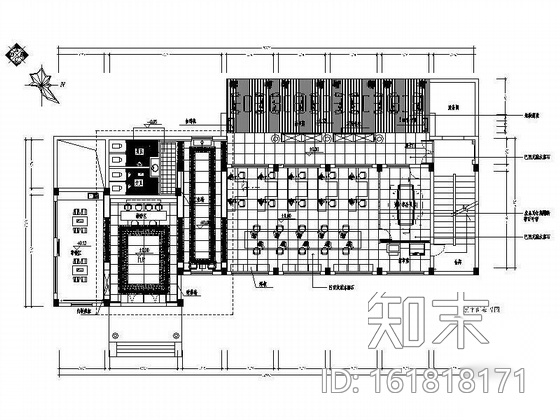[常州]装饰公司办公空间装修图cad施工图下载【ID:161818171】
