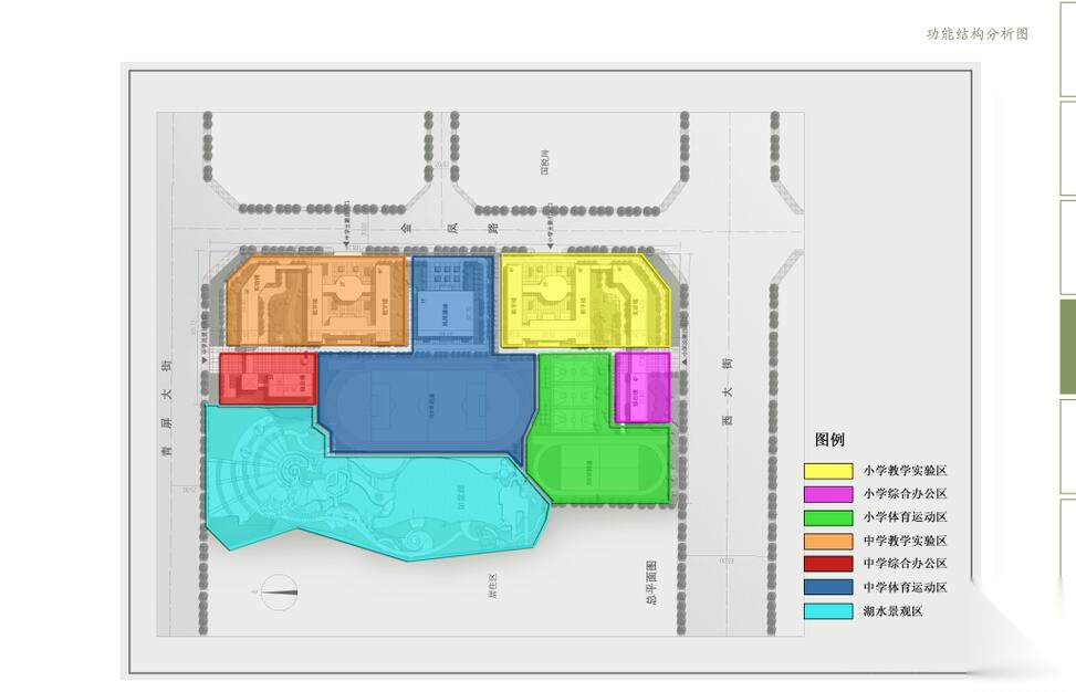 [河南]现代中小学规划及单体建筑设计方案文本cad施工图下载【ID:166552107】