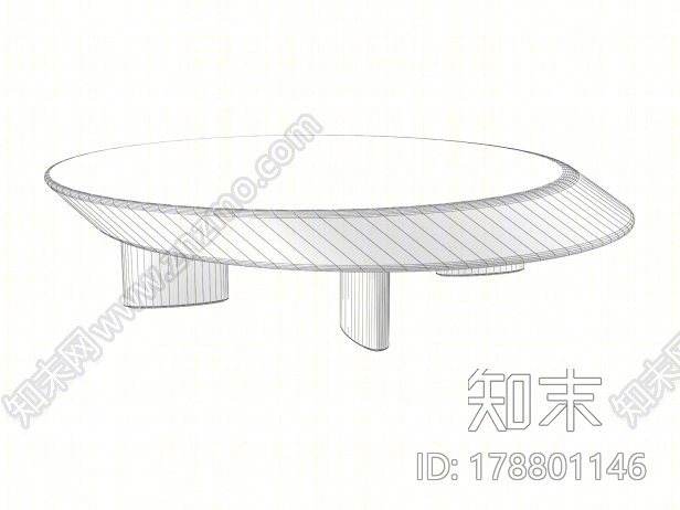 现代风格茶几3D模型下载【ID:178801146】