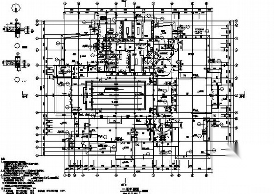 青岛某高档小区四层会所建筑施工图cad施工图下载【ID:151662160】
