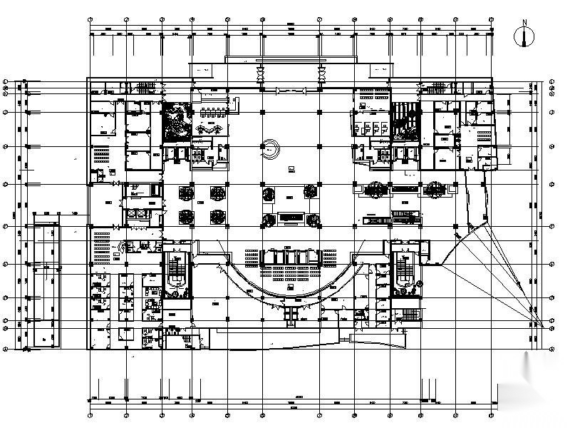 [上海]某大型综合医院门诊楼装饰工程图（含实景）cad施工图下载【ID:160702170】