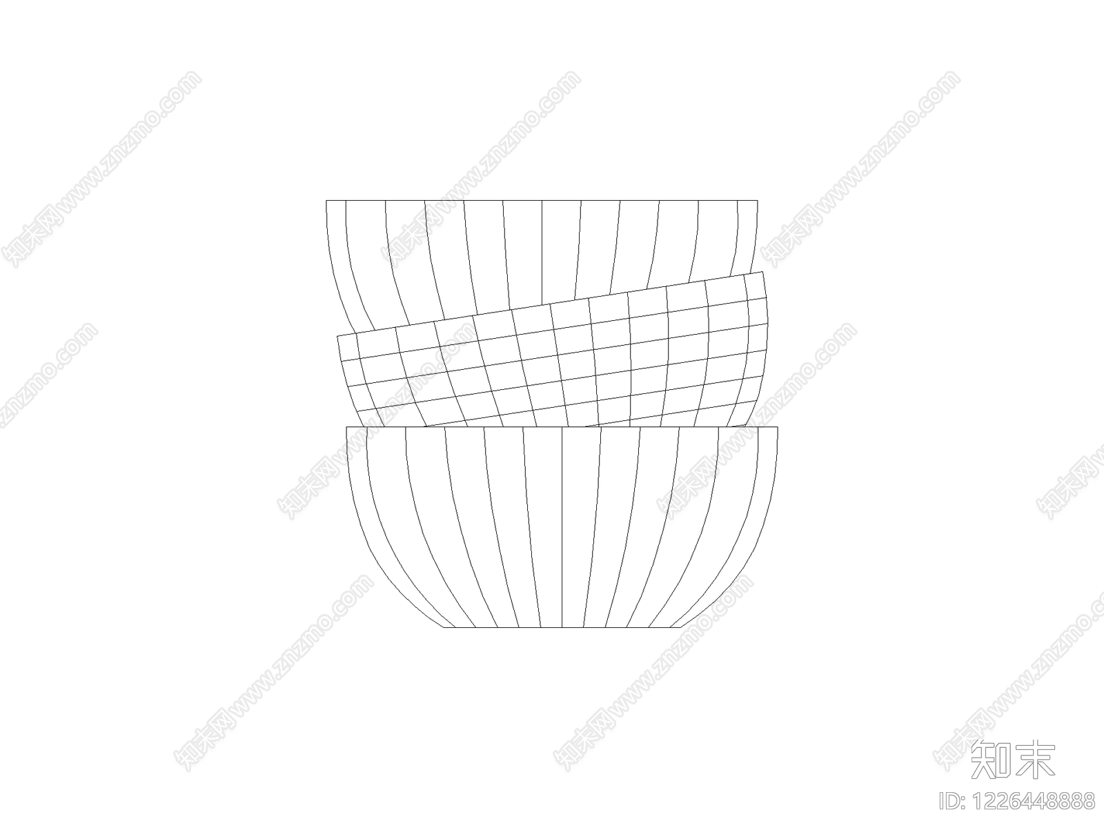 厨房设施cad施工图下载【ID:1226448888】