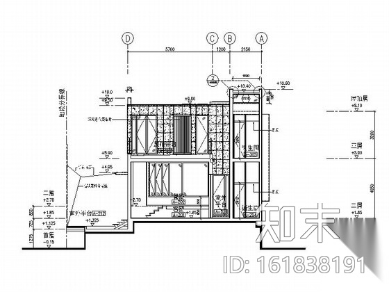 [海南]高档度假酒店式别墅室内装修施工图（含实景图）cad施工图下载【ID:161838191】