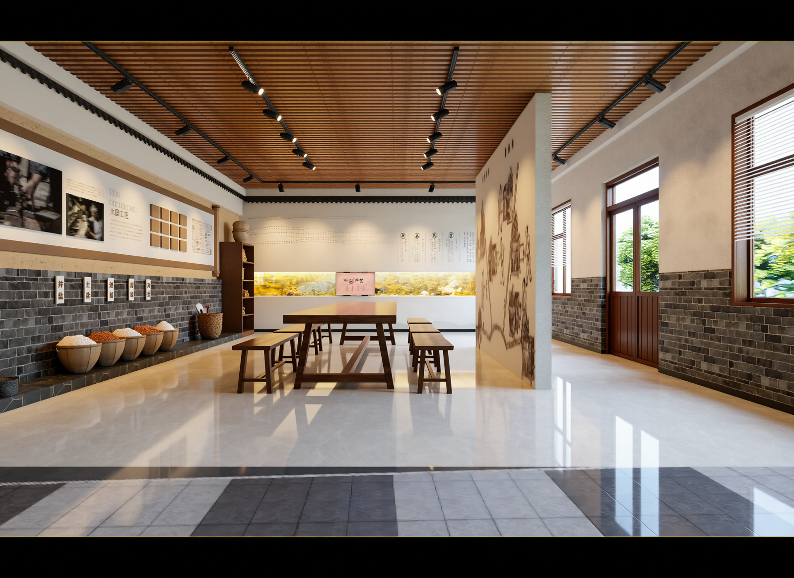 中式农业展厅3D模型下载【ID:1215139431】