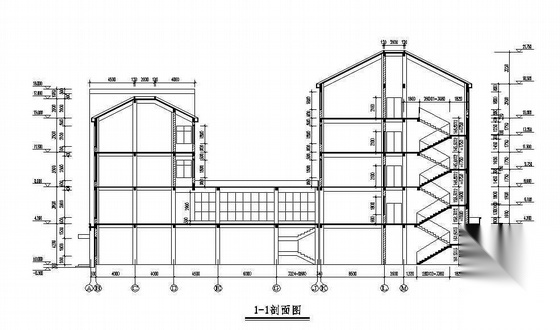 某五层现代化市场综合楼建筑结构施工图cad施工图下载【ID:165142117】
