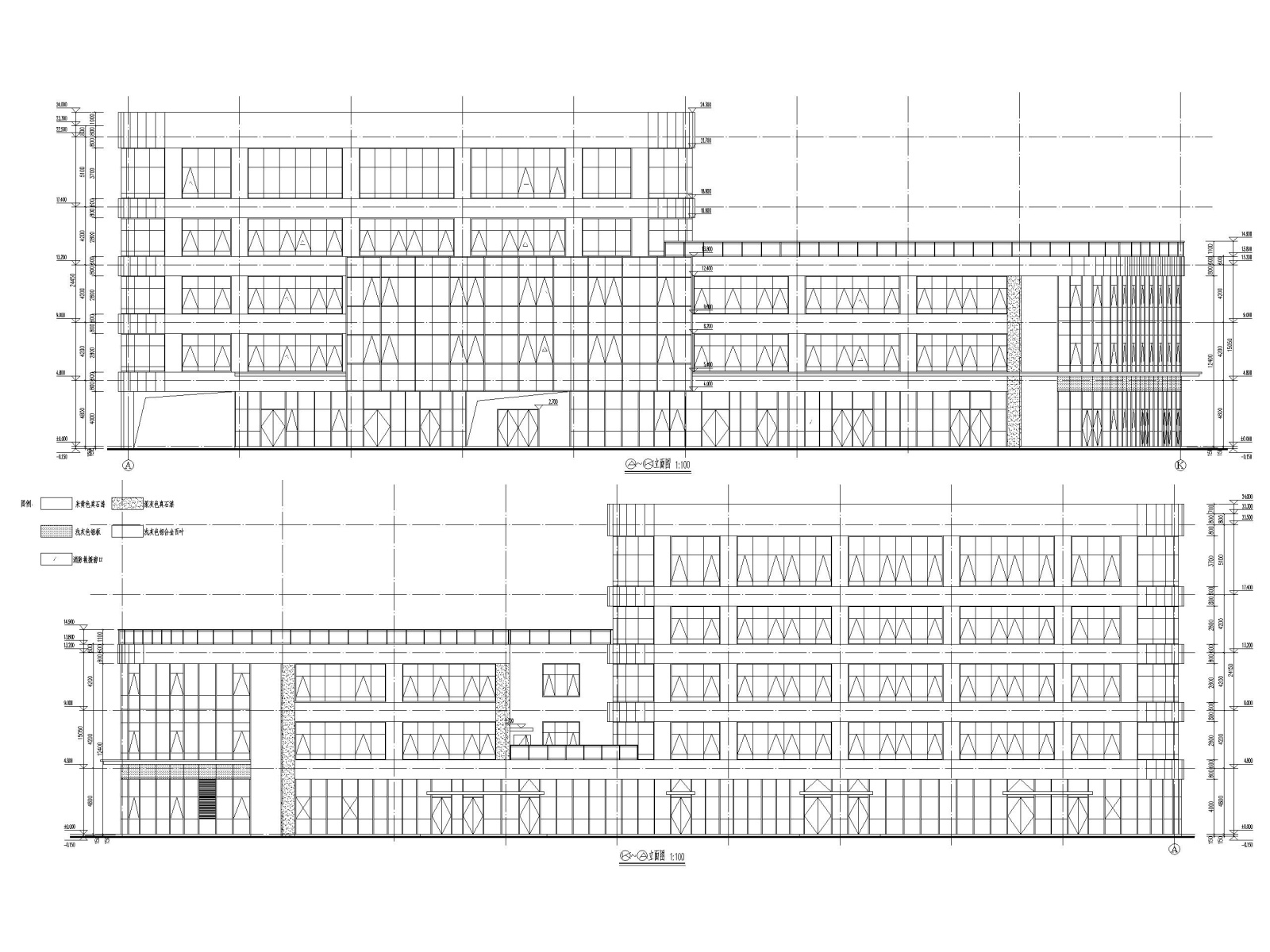 合肥高层住宅及商业配套设施建筑施工图cad施工图下载【ID:160579172】