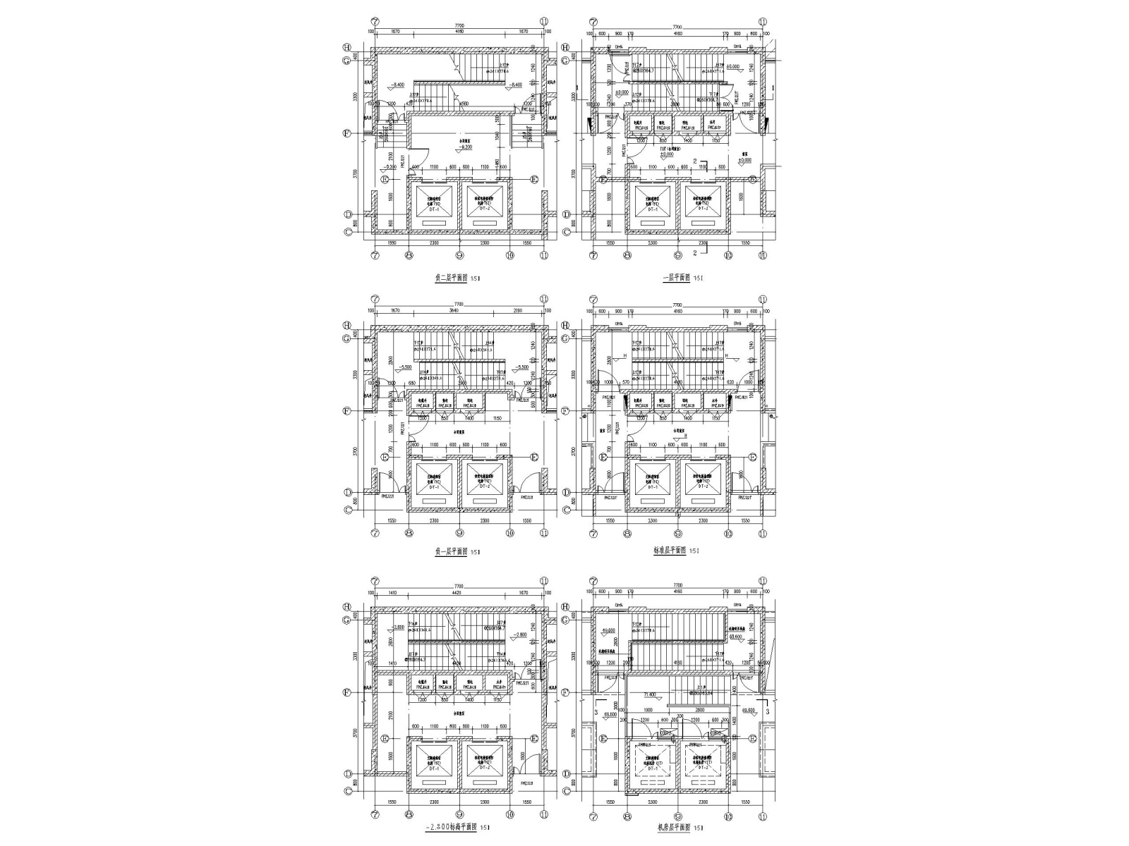 合肥高层住宅及商业配套设施建筑施工图cad施工图下载【ID:160579172】