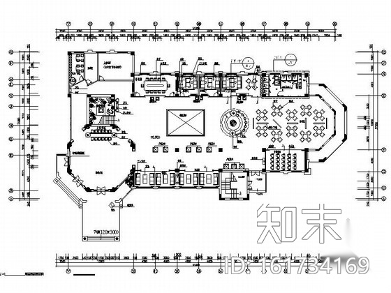 [安徽]花园洋房区奢华欧式售楼中心装修图cad施工图下载【ID:161734169】