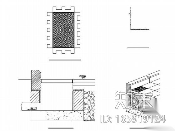 [福建]商业办公楼景观绿化改造设计施工图施工图下载【ID:165919124】