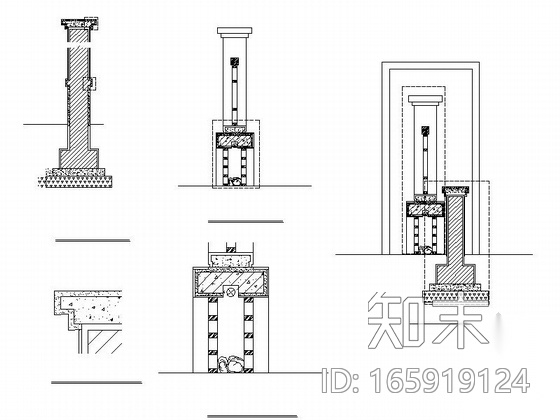 [福建]商业办公楼景观绿化改造设计施工图施工图下载【ID:165919124】