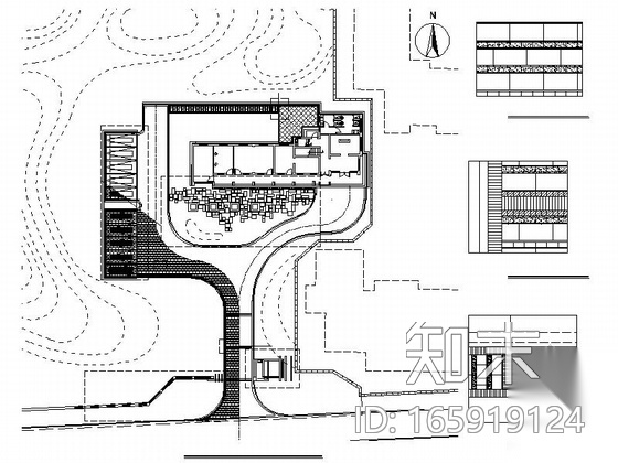 [福建]商业办公楼景观绿化改造设计施工图施工图下载【ID:165919124】