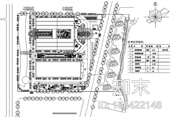 [广东]某厂景观规划cad施工图下载【ID:166422148】