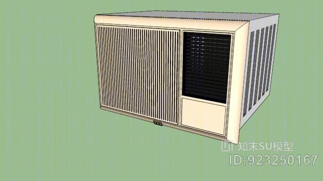 现代空调SU模型下载【ID:923250167】