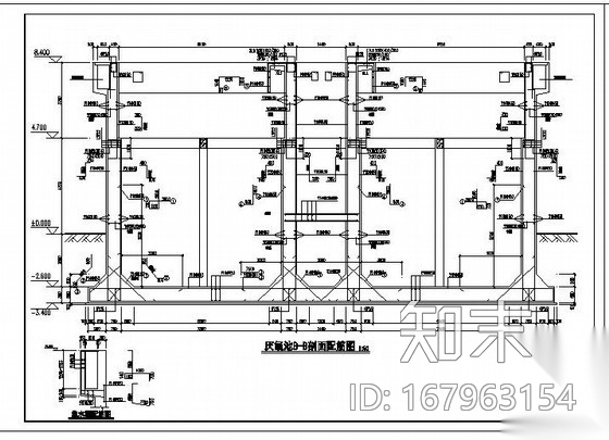 某厌氧池结构设计图施工图下载【ID:167963154】