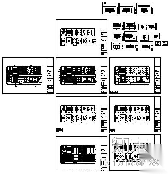 700平米俱乐部办公空间装修图cad施工图下载【ID:161834169】