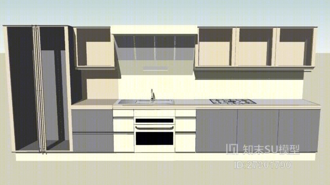 厨房SU模型下载【ID:27301790】