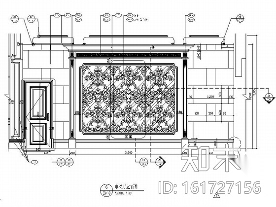 [江苏]名师设计欧式风格售楼处大堂室内装修施工图cad施工图下载【ID:161727156】