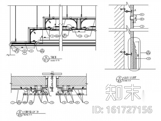 [江苏]名师设计欧式风格售楼处大堂室内装修施工图cad施工图下载【ID:161727156】