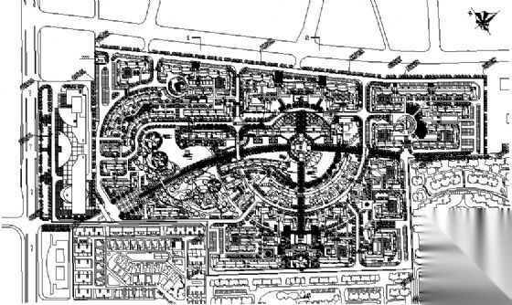 某花园小区规划设计平面施工图下载【ID:161114192】