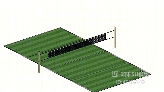 网球场SU模型下载【ID:617982663】