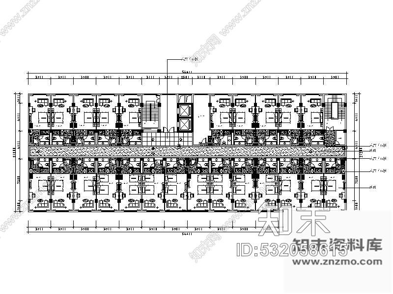 施工图某四星级客房装修图含效果cad施工图下载【ID:532058615】