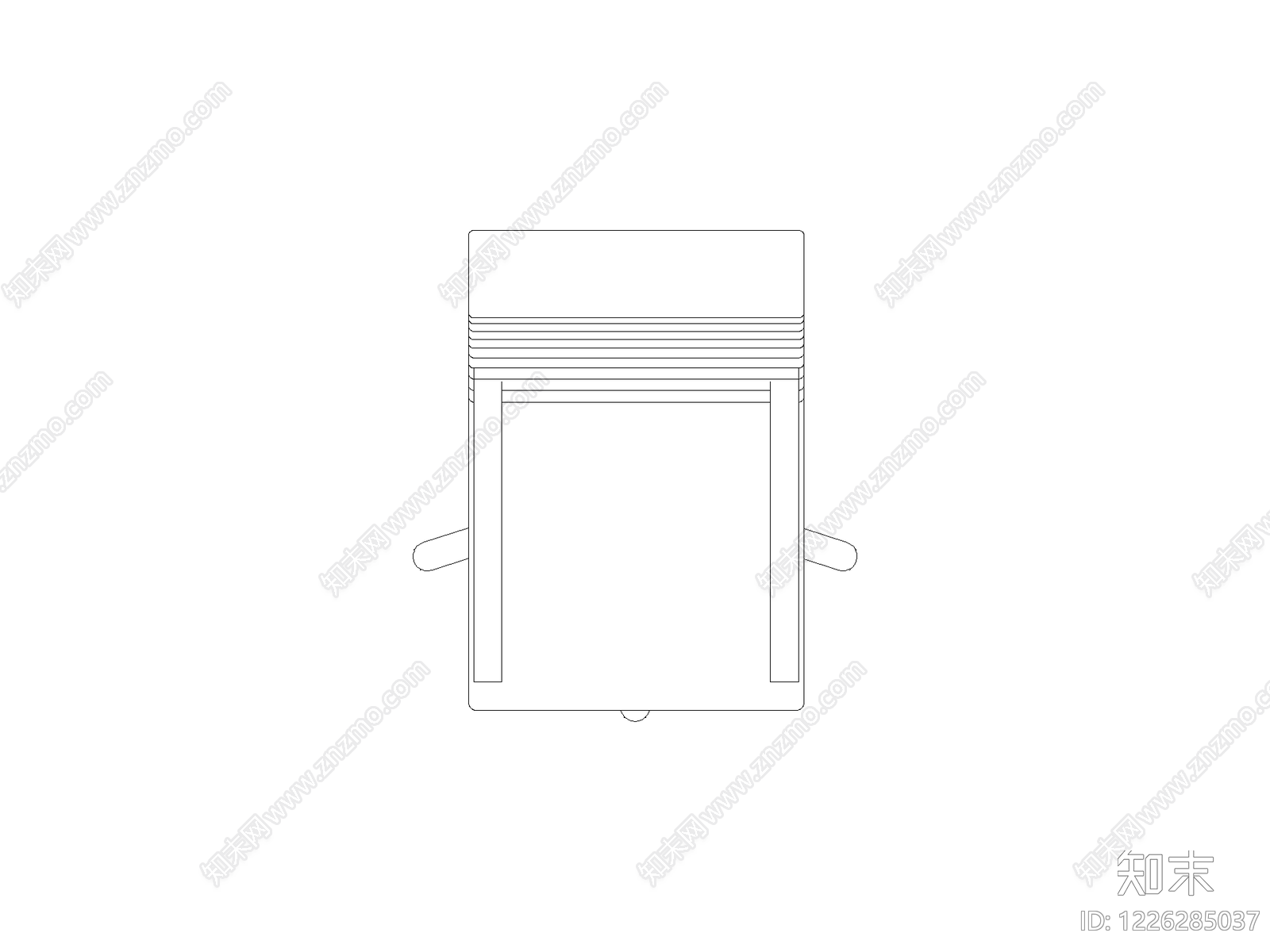 现代椅子CAD图纸