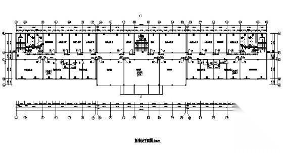 山东某大学六层综合办公楼建筑方案图cad施工图下载【ID:151402151】