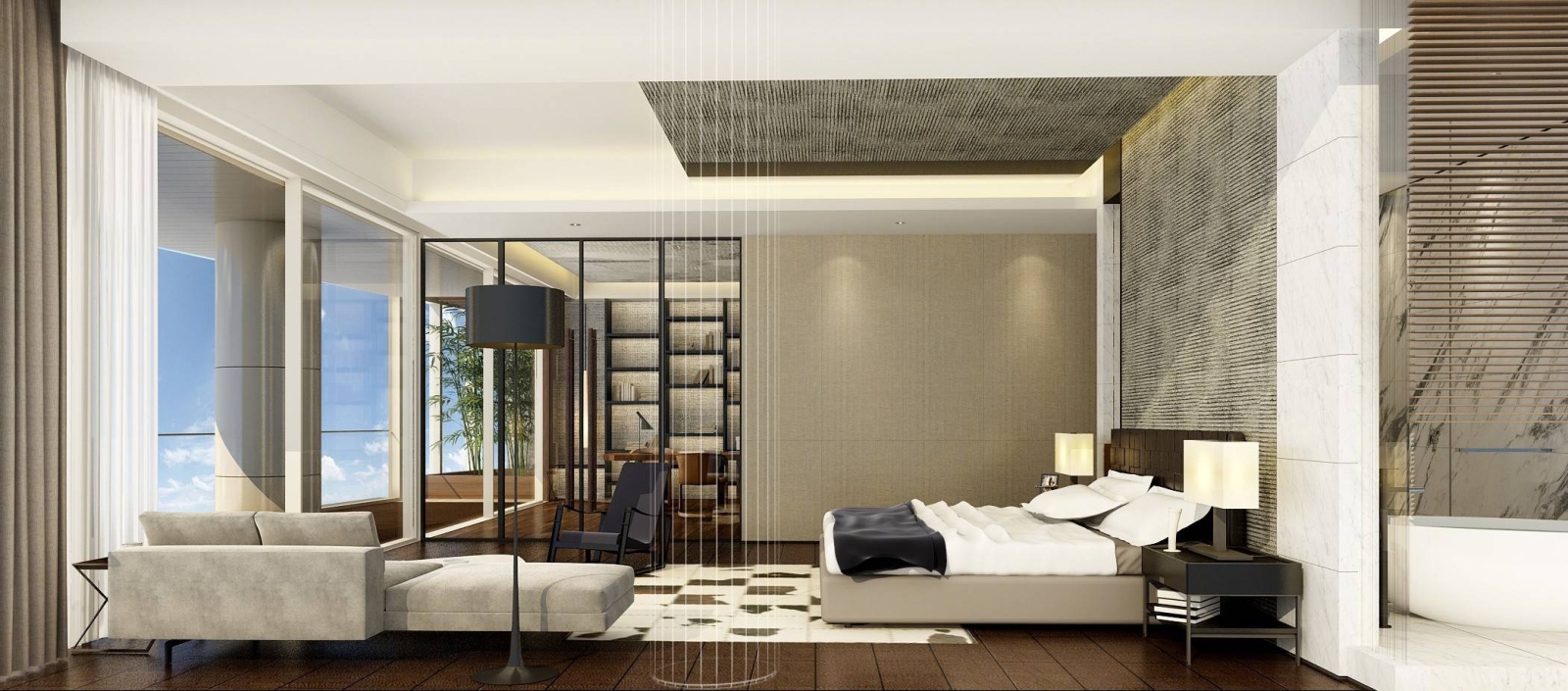 李玮珉-深圳湾一号T2-28样板房施工图下载【ID:56977777】