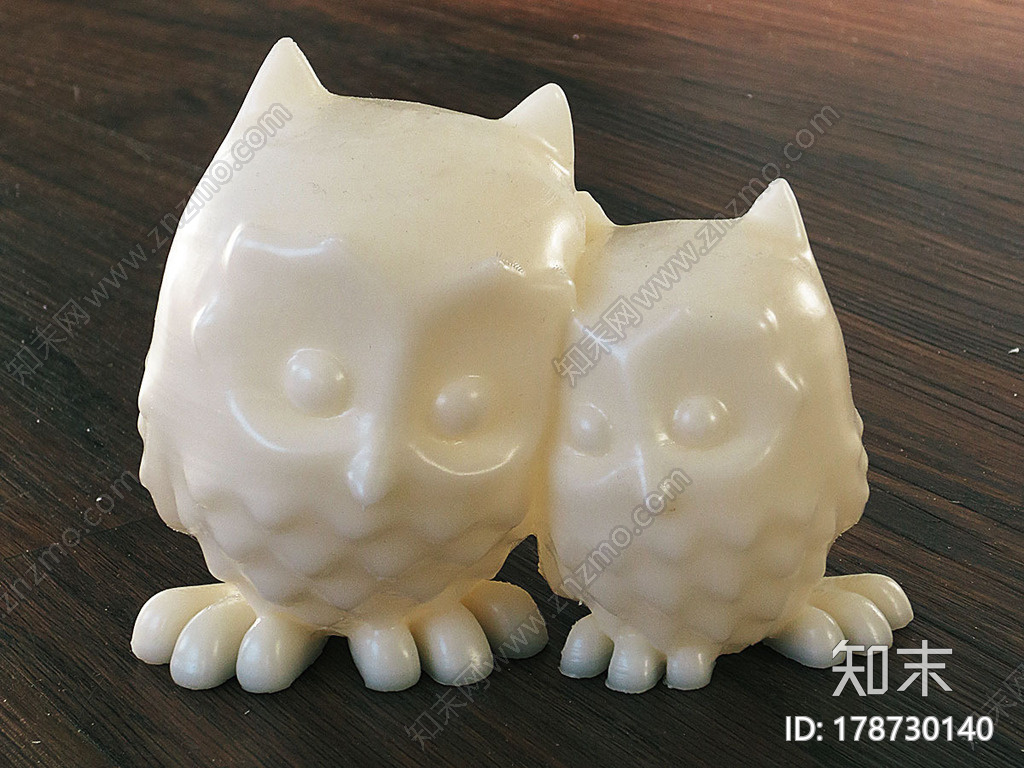 可爱的一对猫头鹰3d打印模型下载【ID:178730140】