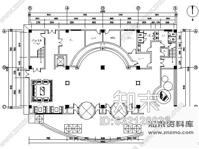 施工图西安某豪华王府夜总会施工图含效果cad施工图下载【ID:632128033】