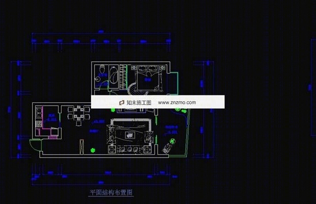 一套小户型方案设计与绘制（CAD全套方案）cad施工图下载【ID:56945150】