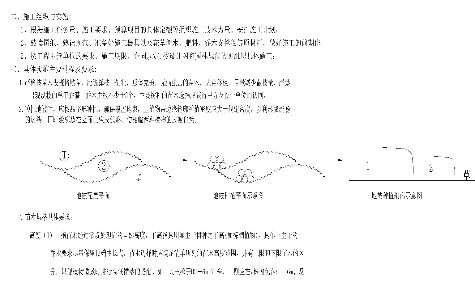 [广东]五矿崇文示范区植物CAD施工图+实景图施工图下载【ID:161035145】