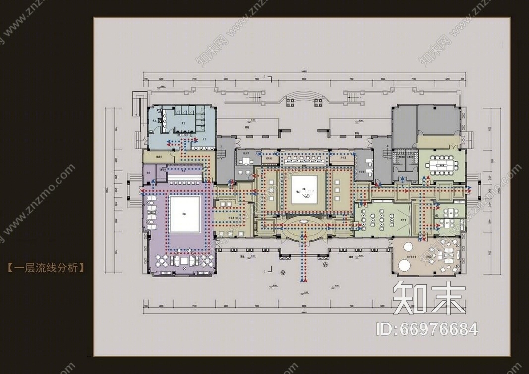 金螳螂-滨江丽都桥语售楼部设计方案+CAD施工图纸+效果图cad施工图下载【ID:66976684】