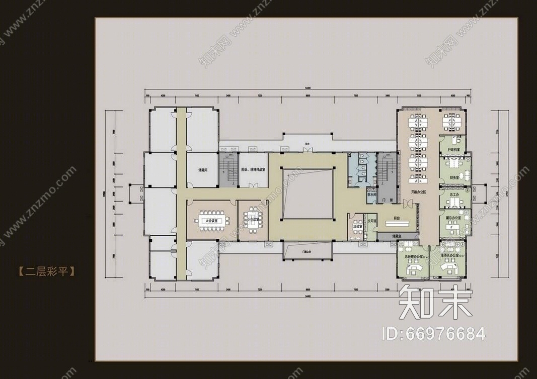 金螳螂-滨江丽都桥语售楼部设计方案+CAD施工图纸+效果图cad施工图下载【ID:66976684】