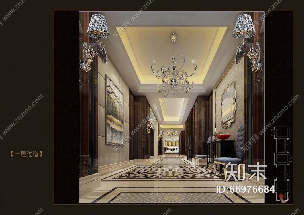 金螳螂-滨江丽都桥语售楼部设计方案+CAD施工图纸+效果图cad施工图下载【ID:66976684】