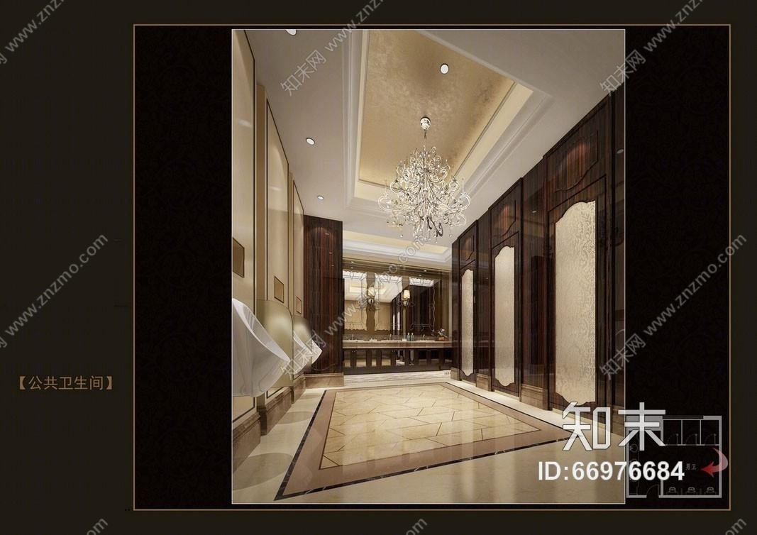金螳螂-滨江丽都桥语售楼部设计方案+CAD施工图纸+效果图cad施工图下载【ID:66976684】