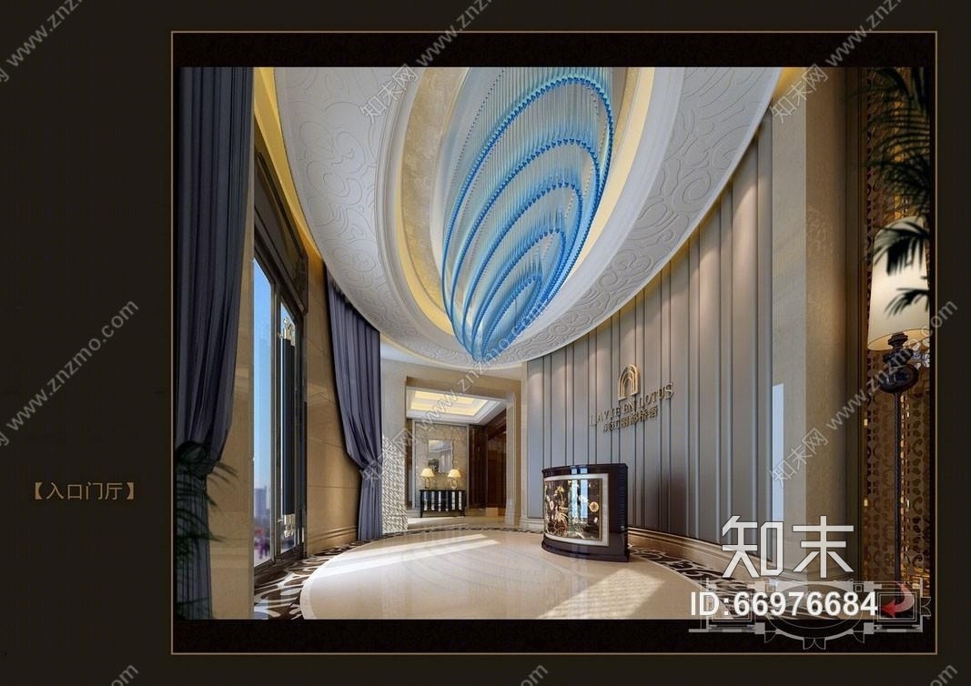 金螳螂-滨江丽都桥语售楼部设计方案+CAD施工图纸+效果图cad施工图下载【ID:66976684】