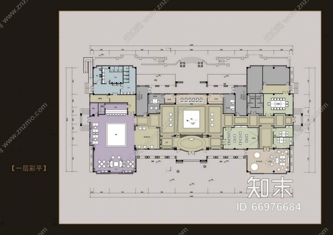 金螳螂-滨江丽都桥语售楼部设计方案+CAD施工图纸+效果图cad施工图下载【ID:66976684】