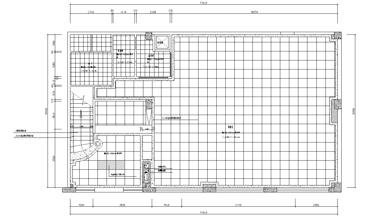 [四川]中式风格川菜馆室内装修设计施工图cad施工图下载【ID:161760195】