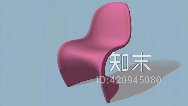 潘顿椅SU模型下载【ID:420945080】