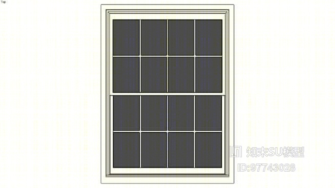 平开窗SU模型下载【ID:97743028】