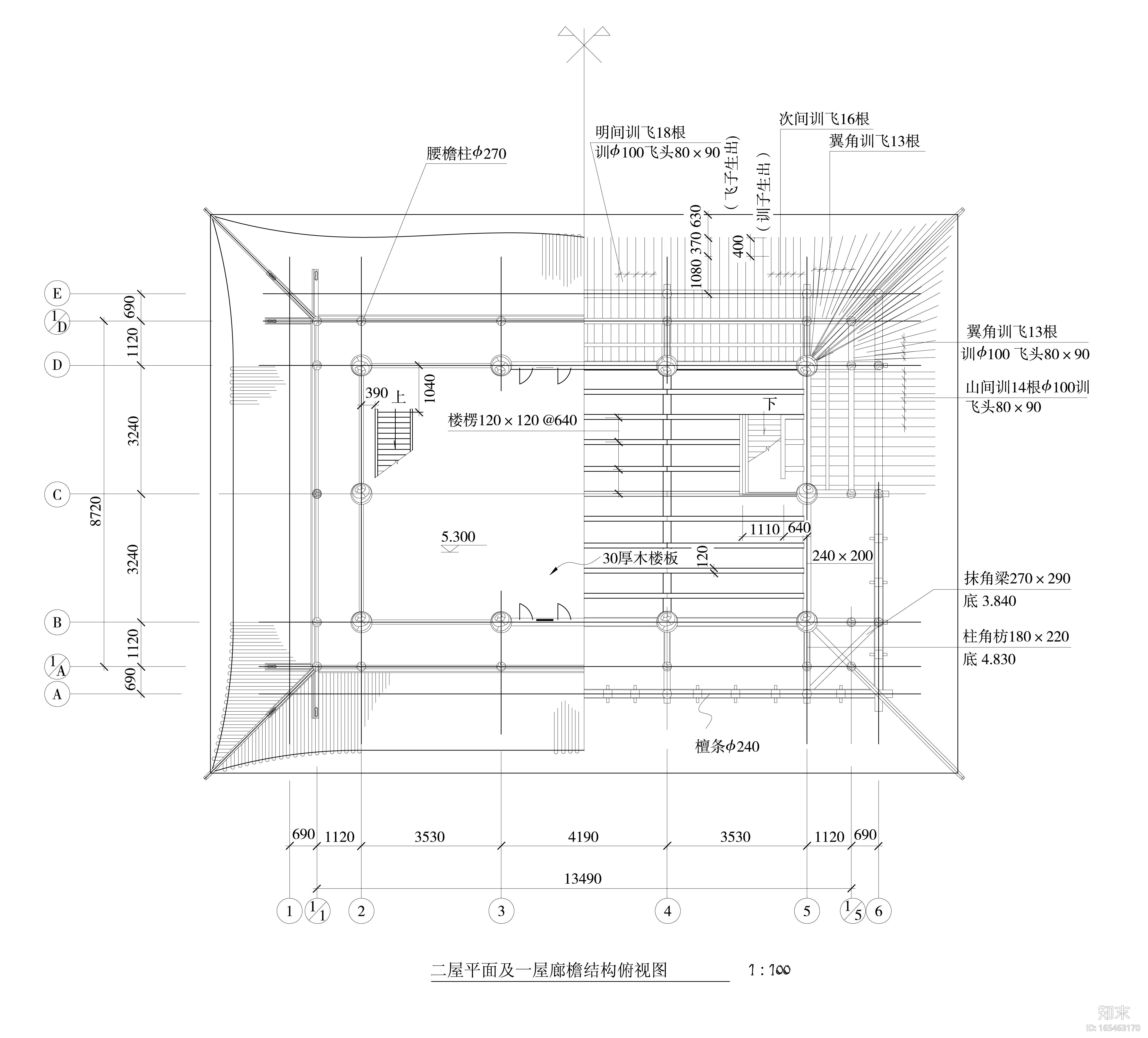 各类古建筑立面及节点超清线稿图施工图下载【ID:165463170】