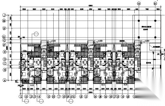 东部花园洋房1、3栋住宅楼建筑施工图cad施工图下载【ID:149847189】