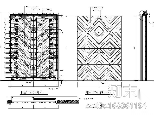 机房门cad施工图下载【ID:168361194】